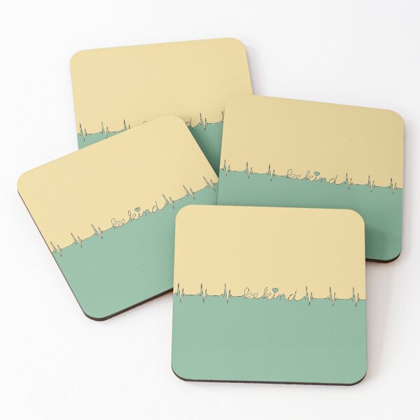 Item preview, Be Kind Hearbeat (Yellow and Green) designed and sold by MyThingNow.