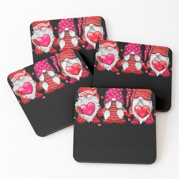 Item preview, Love Gnomes Holding Hearts Happy Valentine's Day  designed and sold by AaronWeedo.