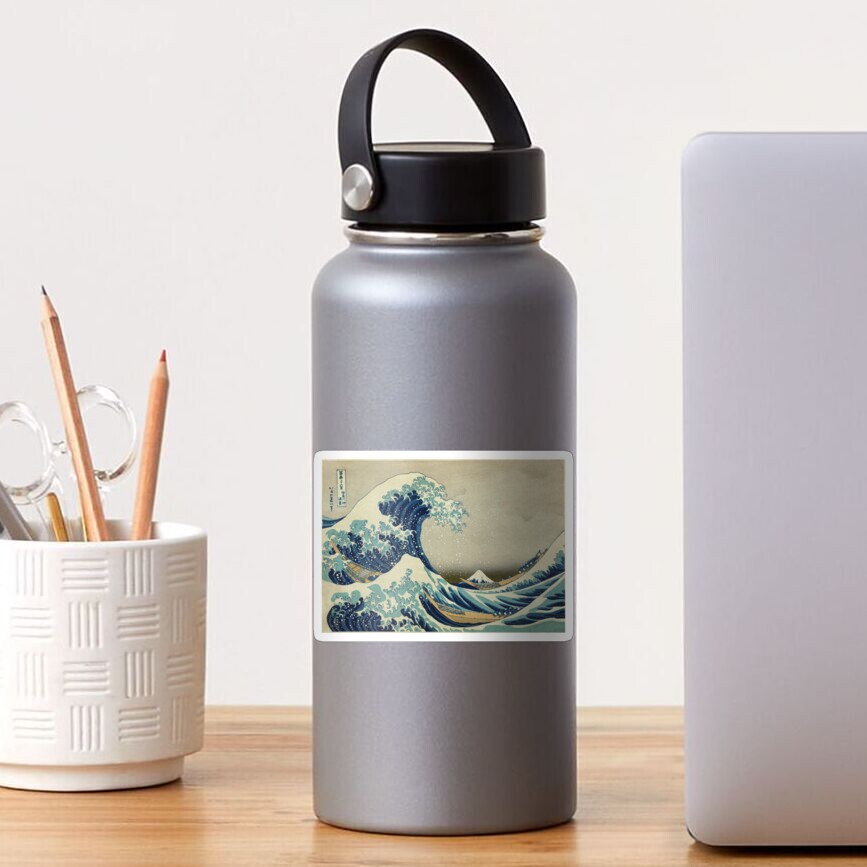 The Classic Japanese Great Wave off Kanagawa by Hokusai Sticker