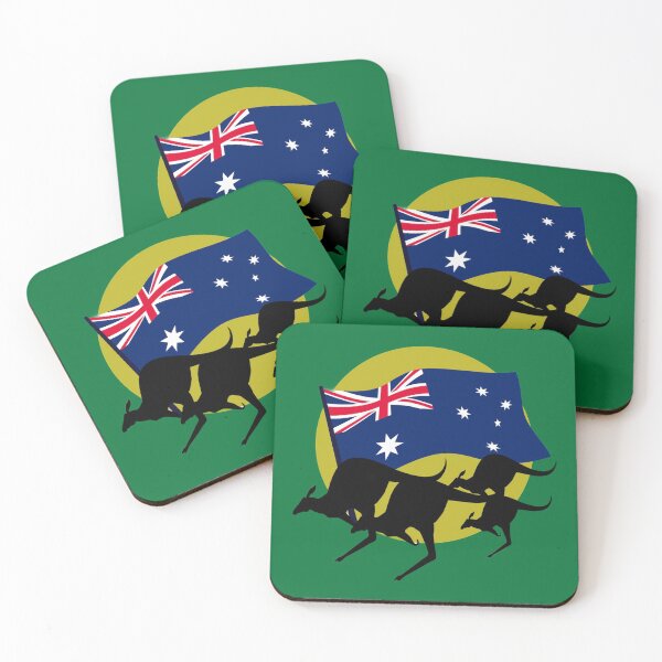 Item preview, Happy Australia Day Flag designed and sold by LMoonDesigns.