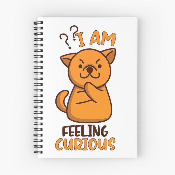 Item preview, Im Feeling Curious, Cute Thinking Dog designed and sold by graphic-genie.