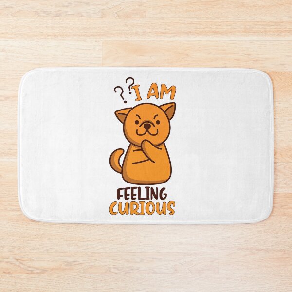 Item preview, Im Feeling Curious, Cute Thinking Dog designed and sold by graphic-genie.