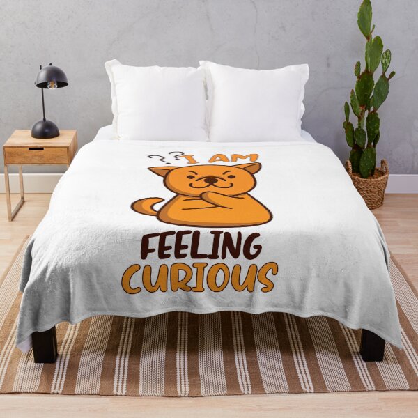 Item preview, Im Feeling Curious, Cute Thinking Dog designed and sold by graphic-genie.