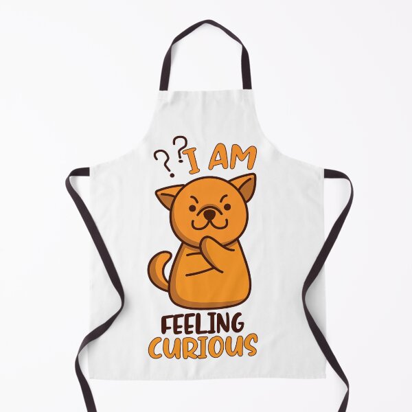 Item preview, Im Feeling Curious, Cute Thinking Dog designed and sold by graphic-genie.