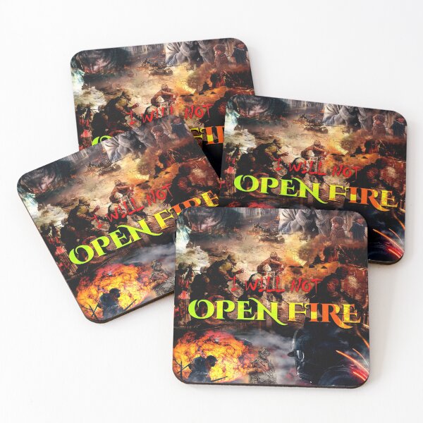 Item preview, I Will Not Open Fire - Action, Army, Soldier, War, Fighting, book designed and sold by Astral Karma.