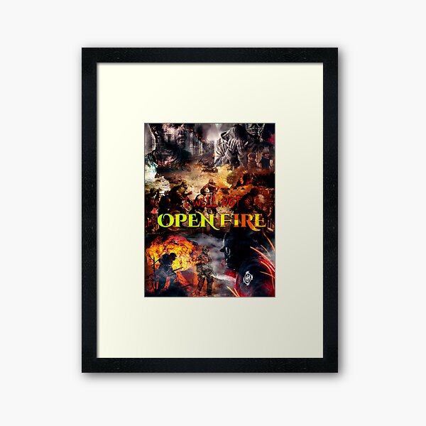 Item preview, I Will Not Open Fire - Action, Army, Soldier, War, Fighting, book designed and sold by blazegoldburst.