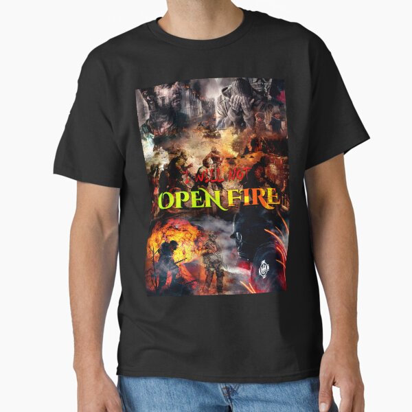 Item preview, I Will Not Open Fire - Action, Army, Soldier, War, Fighting, book designed and sold by blazegoldburst.