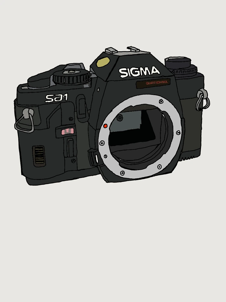 Thumbnail 6 of 6, Premium Oversized Sweatshirt, Vintage Sigma camera designed and sold by PyroPython.