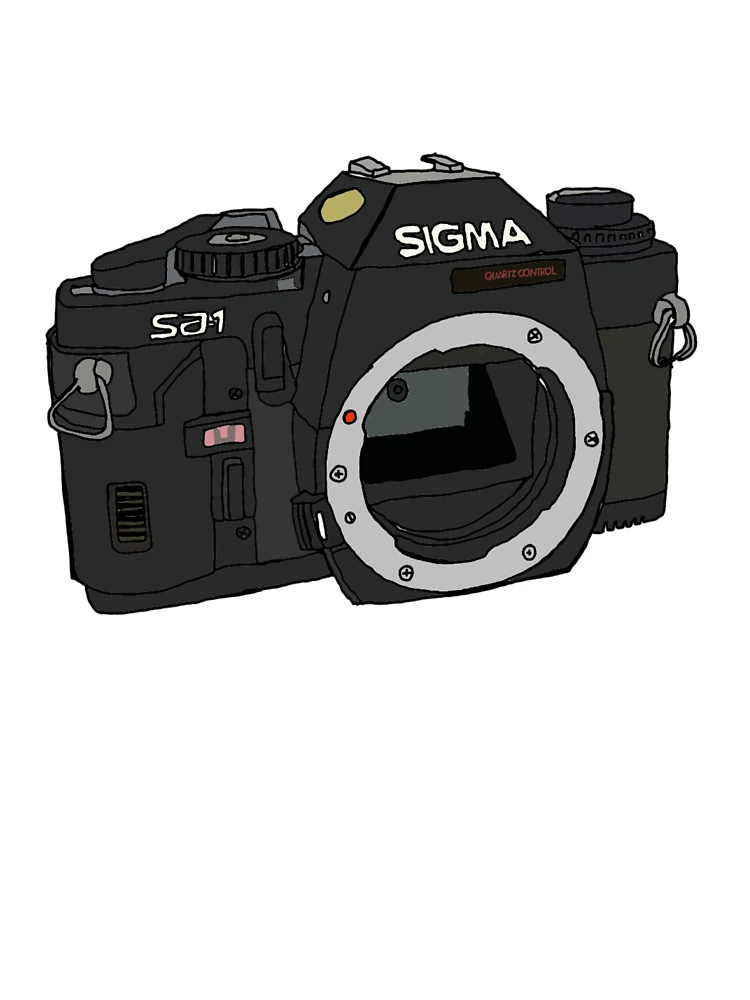 Thumbnail 4 of 4, Boxy T-Shirt, Vintage Sigma camera designed and sold by PyroPython.