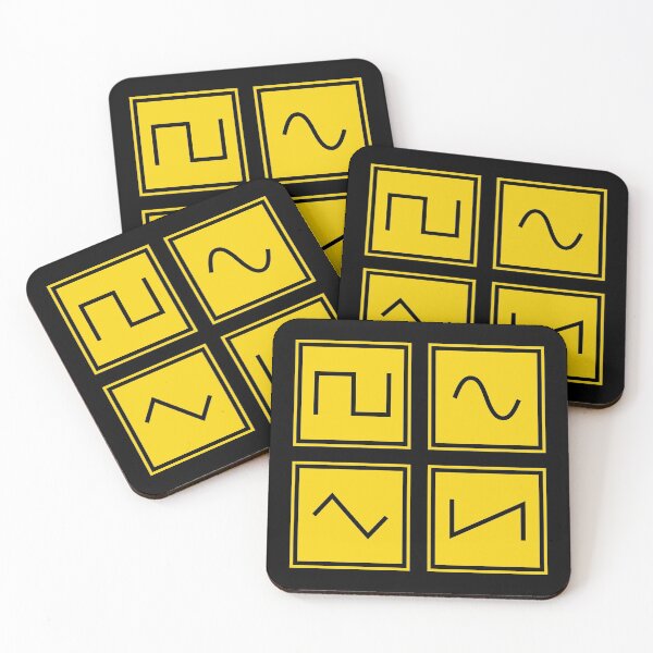 Item preview, Synthesizer Waveforms Yellow designed and sold by AtomicMalibu.