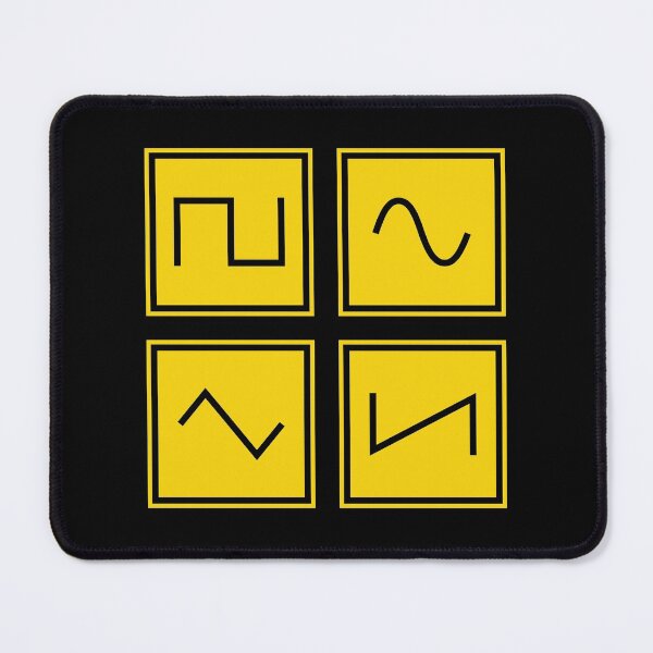 Item preview, Synthesizer Waveforms Yellow designed and sold by AtomicMalibu.