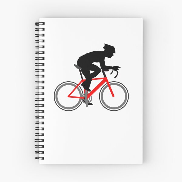 Item preview, Cycling TShirt Cyclist with red bike designed and sold by ZycleMania.