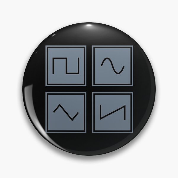 Item preview, Synthesizer Waveforms Grey designed and sold by AtomicMalibu.