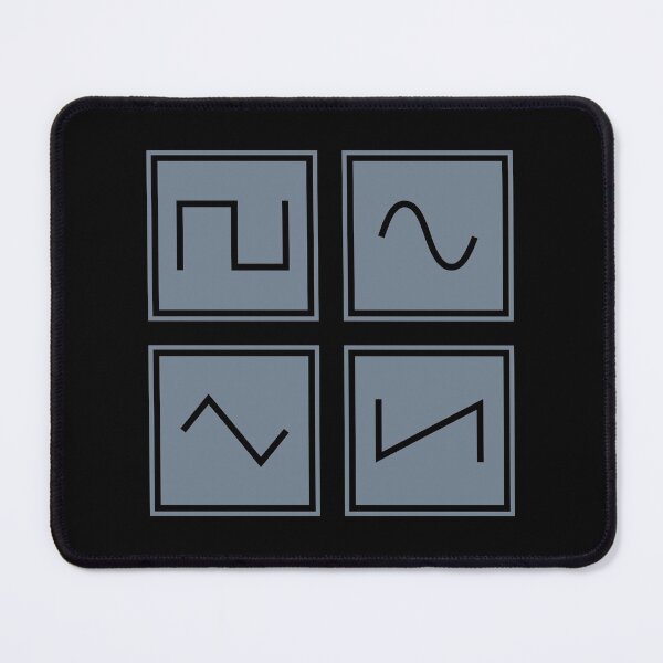 Item preview, Synthesizer Waveforms Grey designed and sold by AtomicMalibu.