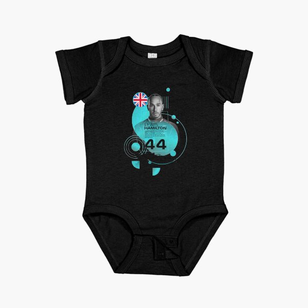 F1 Lewis Hamilton 44 Baby One-Piece