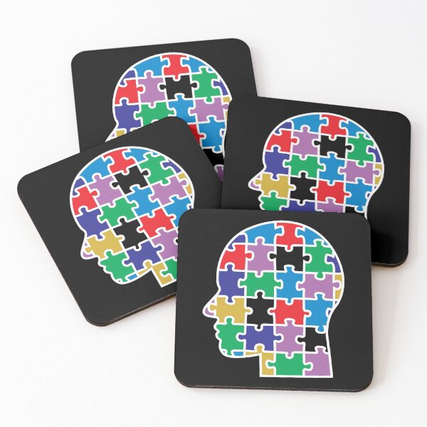 Item preview, Autism puzzle drawing designed and sold by Blondiabshop.