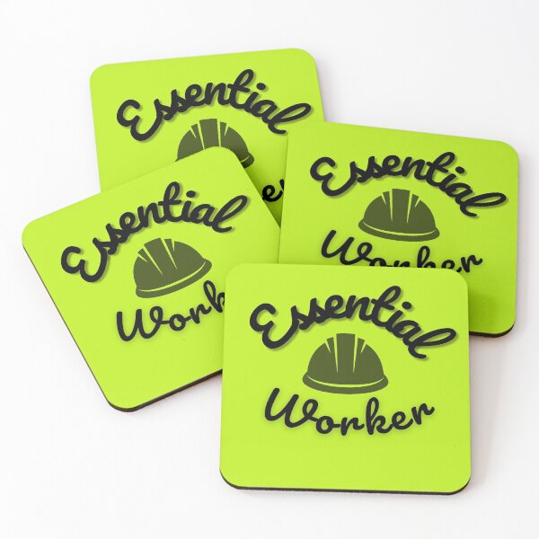 Item preview, Essential Worker, everybody’s important “fluro”, FIFO Worker designed and sold by FIFOHearts.