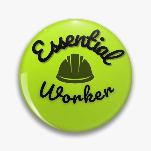 Item preview, Essential Worker, everybody’s important “fluro”, FIFO Worker designed and sold by FIFOHearts.