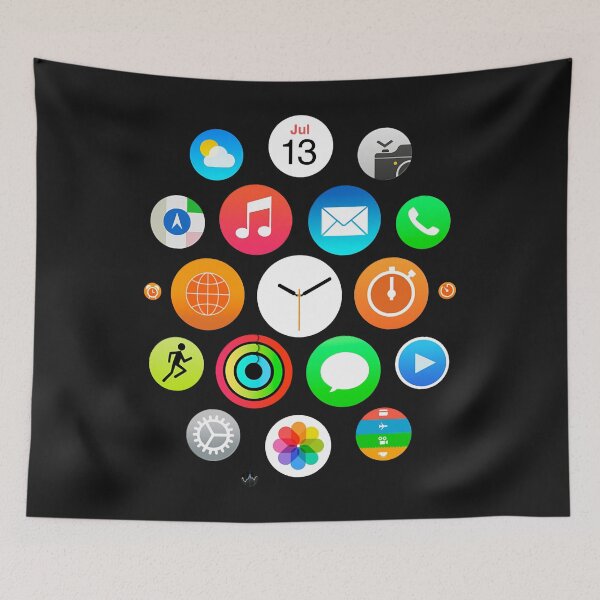 Item preview, Apple Watch Face - Apps Essential T-Shirt designed and sold by jameirmans.