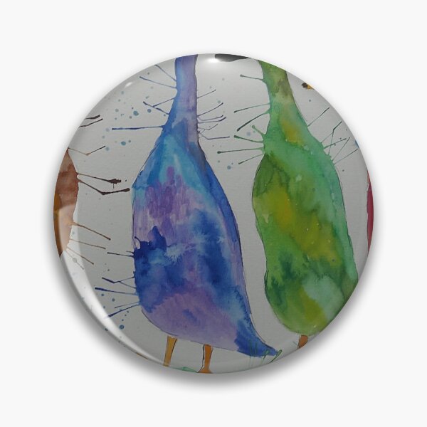 Item preview, Four Crested Colourful Ducks designed and sold by Casimirasart.