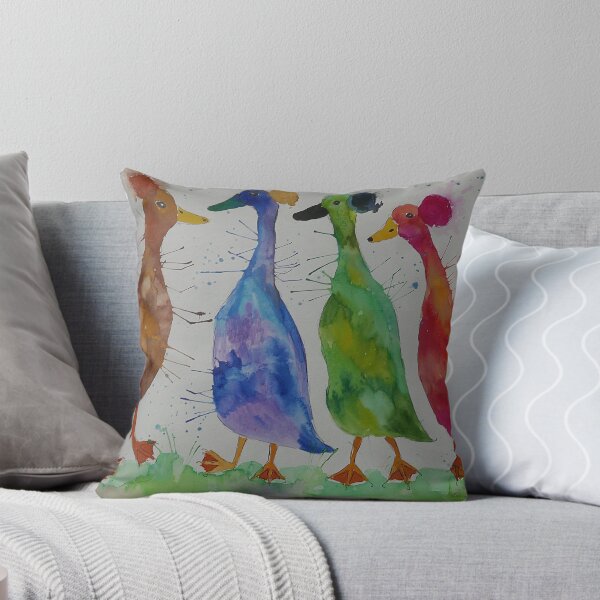 Item preview, Four Crested Colourful Ducks designed and sold by Casimirasart.