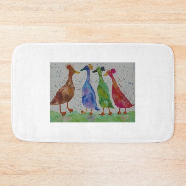 Item preview, Four Crested Colourful Ducks designed and sold by Casimirasart.