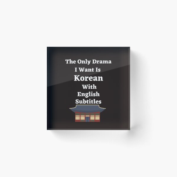 Item preview, the only drama I want is Korean With English Subtitle  designed and sold by ghadirjo.