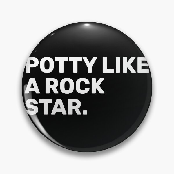 Item preview, Potty Like A Rock Star | Funny designed and sold by BopleDesigns.