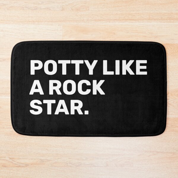 Item preview, Potty Like A Rock Star | Funny designed and sold by BopleDesigns.