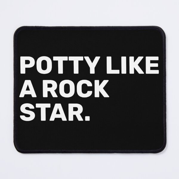 Item preview, Potty Like A Rock Star | Funny designed and sold by BopleDesigns.
