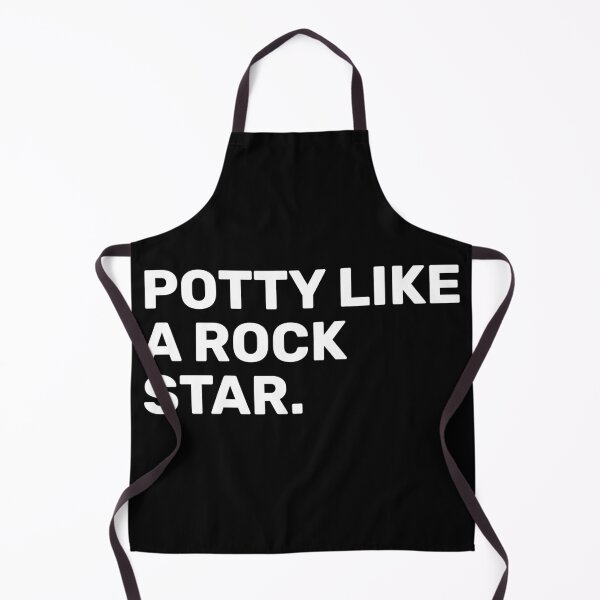 Item preview, Potty Like A Rock Star | Funny designed and sold by BopleDesigns.