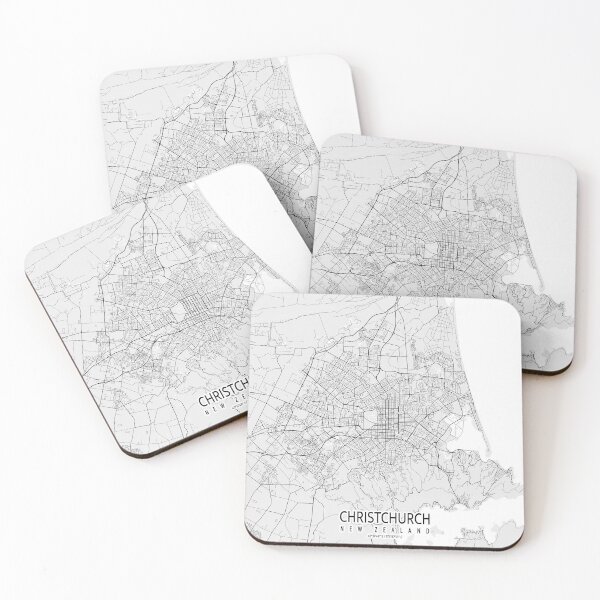 Item preview, Christchurch City Map of New Zealand - Light designed and sold by deMAP.