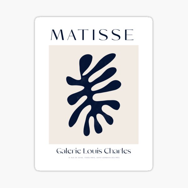 Item preview, Henri Matisse Poster, Galerie Louis Charles designed and sold by Maisonsucces.