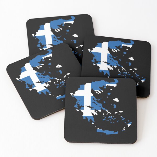 Item preview, Greece - border in national flag designed and sold by Mohja-Design.