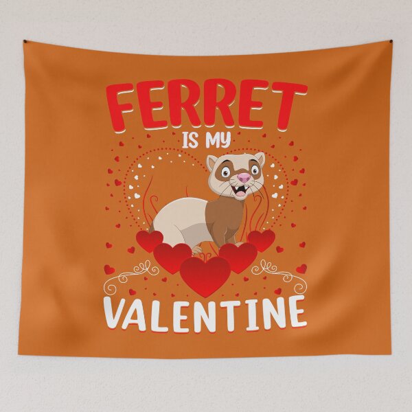 Artikelvorschau, Lustiges Frettchen ist mein Valentinsgruß Frettchen Valentinstag entworfen und verkauft von Christmas222.