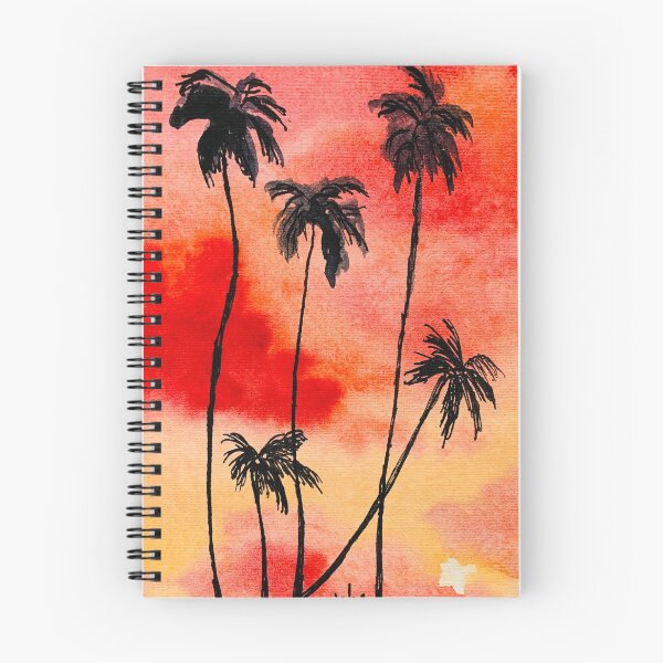 Item preview, Tropical palms and clouds designed and sold by DaryaGeft.
