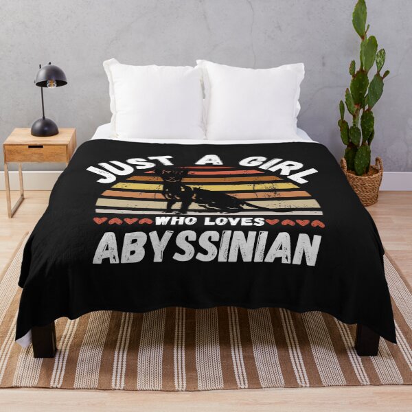Item preview, Just a Girl Who Loves Abyssinian Gifts designed and sold by malek24.