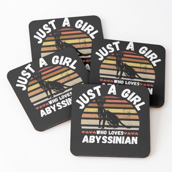 Item preview, Just a Girl Who Loves Abyssinian Gifts designed and sold by malek24.