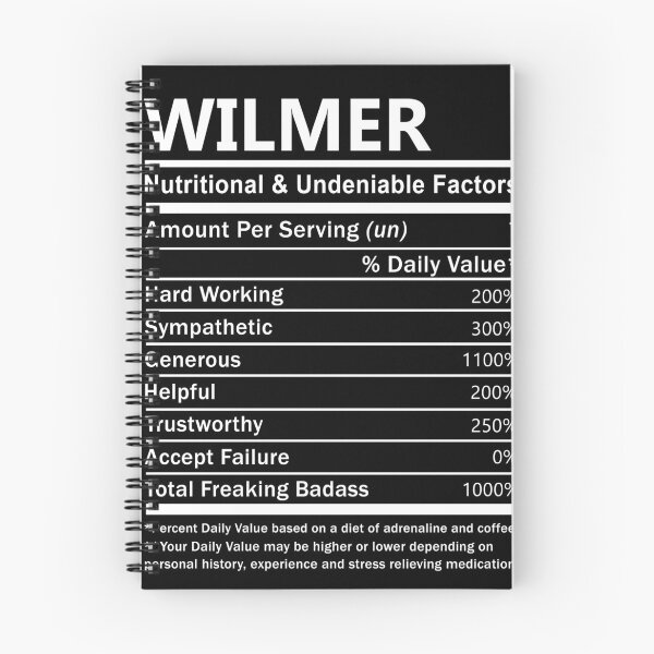 Item preview, Wilmer Name T Shirt - Wilmer Nutritional And Undeniable Factors Gift Item Tee designed and sold by artiagasonya.