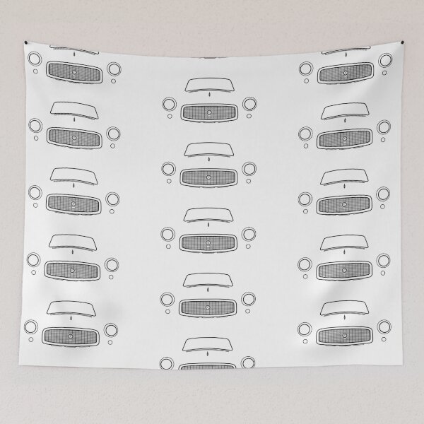 Item preview, 1960 AMC Rambler classic car black outline graphic  designed and sold by soitwouldseem.