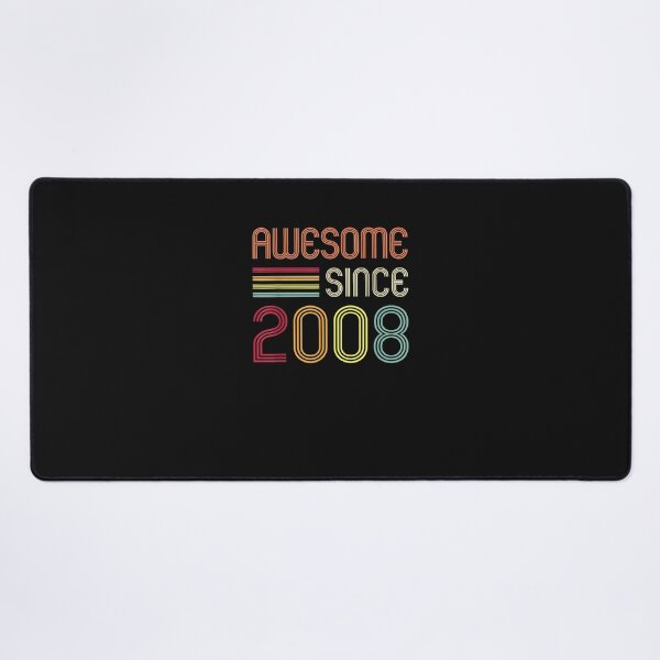 Item preview, Awesome Since 2008 14th Birthday Retro T-Shirt designed and sold by CathyBabson.