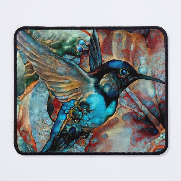 Item preview, Colibri des vignes, hummingbird, colibri, lea roche paintings designed and sold by L. ROCHE.