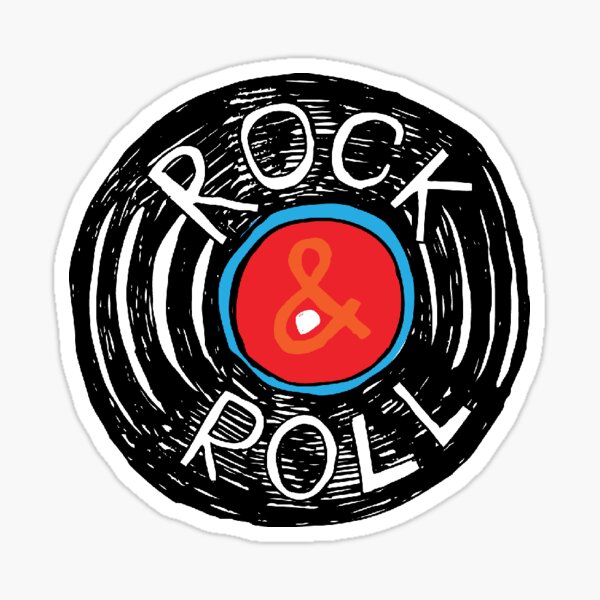 Rock N Roll Stickers | Redbubble