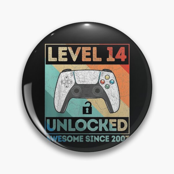 Item preview, Level 14 Unlocked Birthday 14 Years Old Awesome Since 2007 T-Shirt designed and sold by AlanWhitefoot.