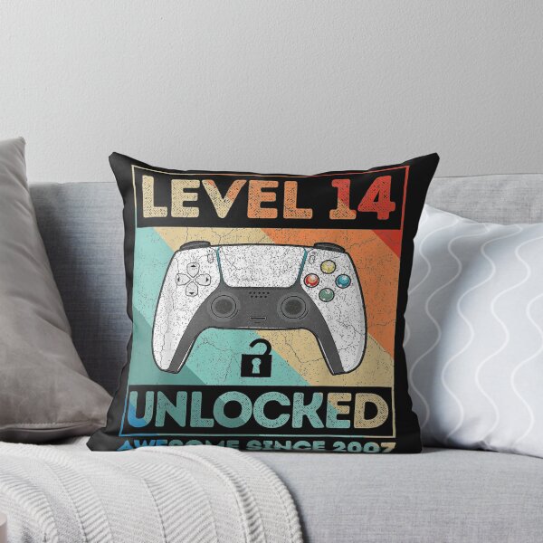 Item preview, Level 14 Unlocked Birthday 14 Years Old Awesome Since 2007 T-Shirt designed and sold by AlanWhitefoot.