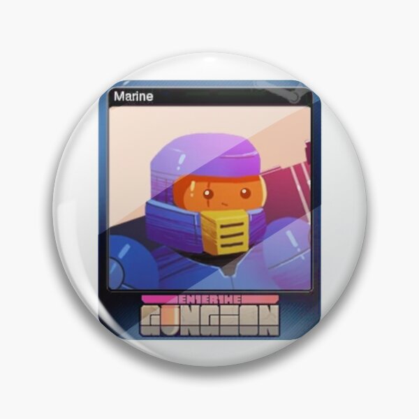 Item preview, Enter The Gungeon - Marine   designed and sold by Rebelfunky.
