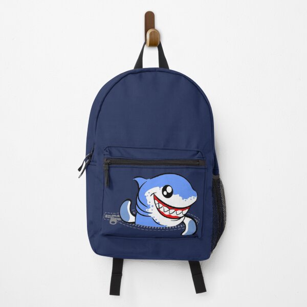 Item preview, Shark Out of Zippered Kangaroo Pocket Kids T-Shirt designed and sold by ReadytoWork.