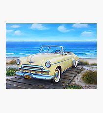 1949 Chevrolet Convertible Photographic Print