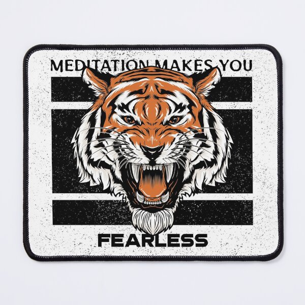Item preview, Meditation Makes You Fearless designed and sold by HofTao.
