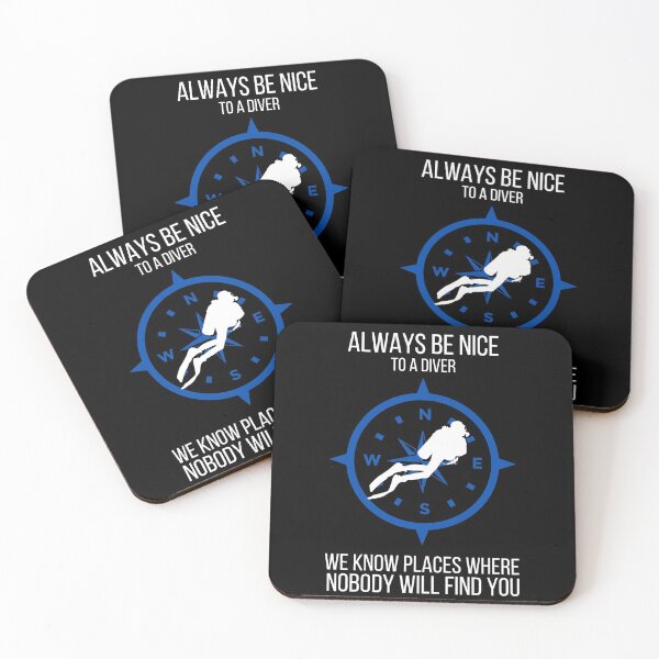 Item preview, Always Be Nice To A Diver | Live to Dive designed and sold by ArtbyJamasin.